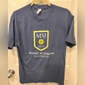 Mount Saint Joseph University Navy Tee! NWOT